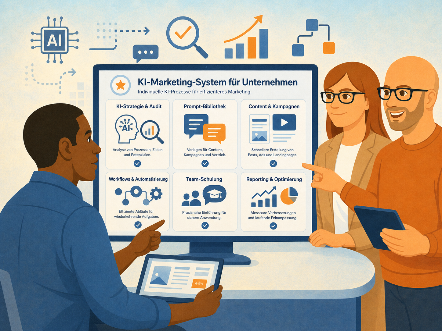 KI-Marketing-System für Unternehmen